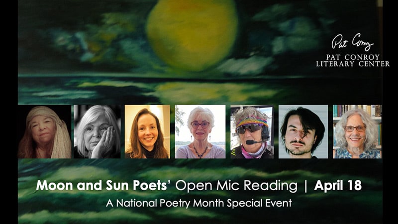 open mic night with moon and sun poets