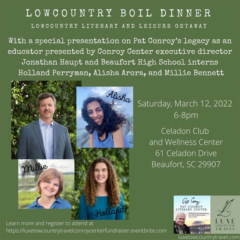 Lowcountry Literary Getaway Boil Dinner