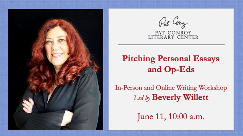 Workshop; Pitching Personal Essays & Op-Eds